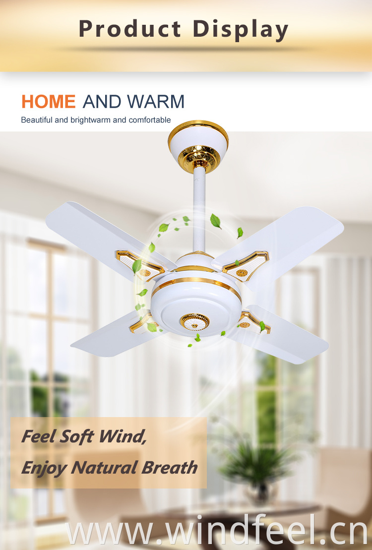 24inch Classical Electrical Ceiling Fan With Copper Motor